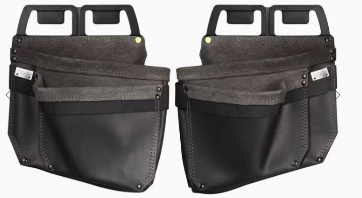 Snickers Workwear 97950404000 Bolsa de piel para clavos y tornillos, Negro - Negro (0404), Talla única