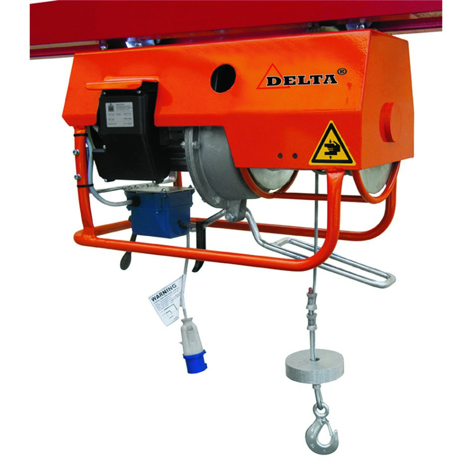 Delta DI.0.DM.300 Cabrestante eléctrico DM - 230 V - 0,3 toneladas - 23 metros