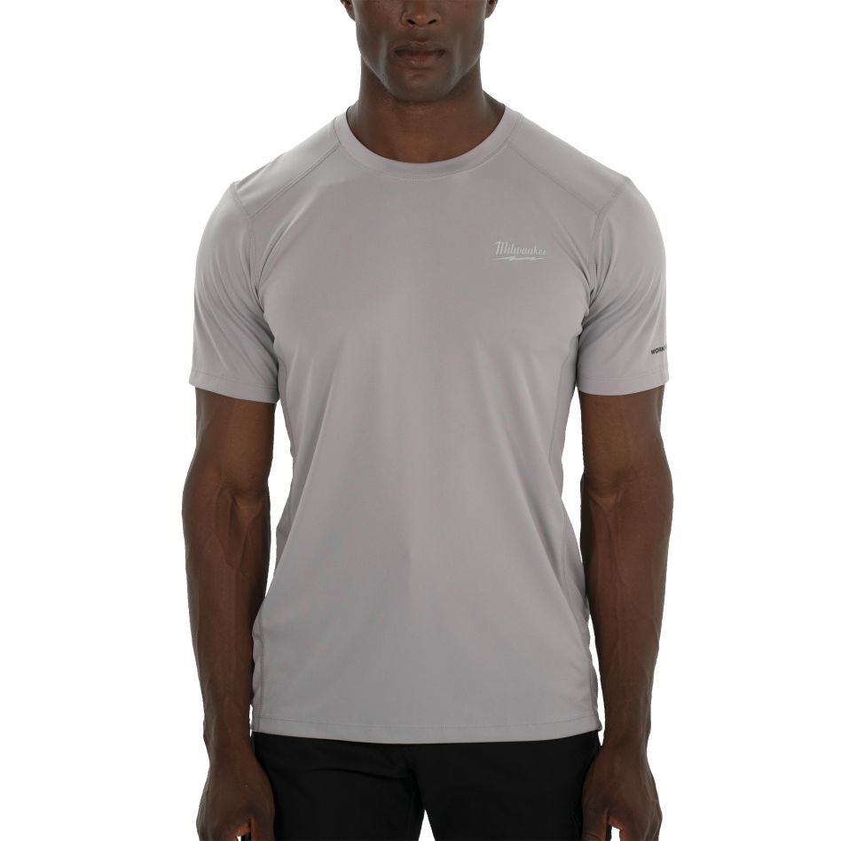 Milwaukee Accesorios 4933478197 WWSSG-XL Camiseta de manga corta para tiempo cálido gris