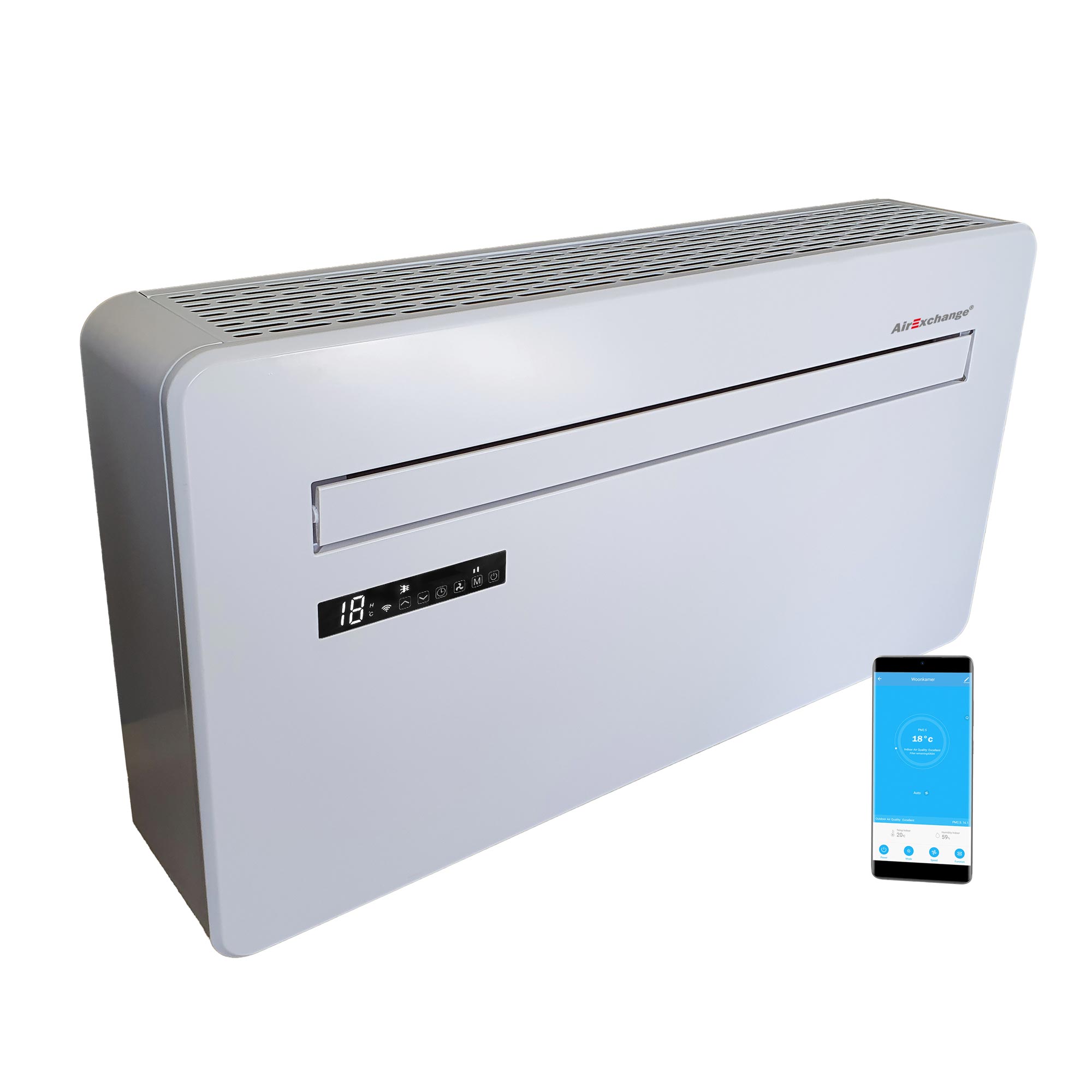 AirExchange 2023-12R-Wit Bomba de calor monobloque Blanco