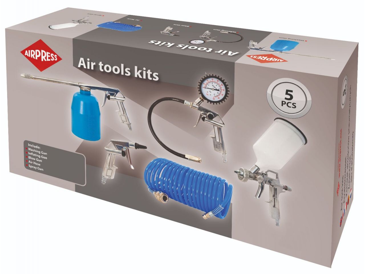 Airpress 45892 Juego de accesorios Orion de 5 piezas