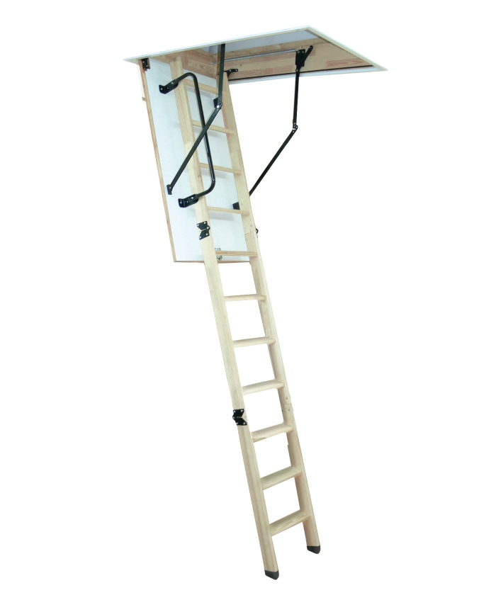 Altrex 505024 Woodytrex-Superior Escalera de desván plegable en 3 partes 110 x 60