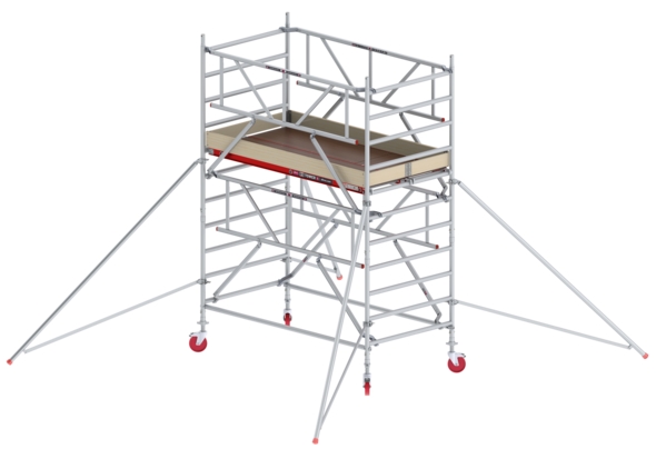 Altrex T420019 RS TOWER 42-S 4,2m de altura de trabajo Madera 2.45 Safe-Quick