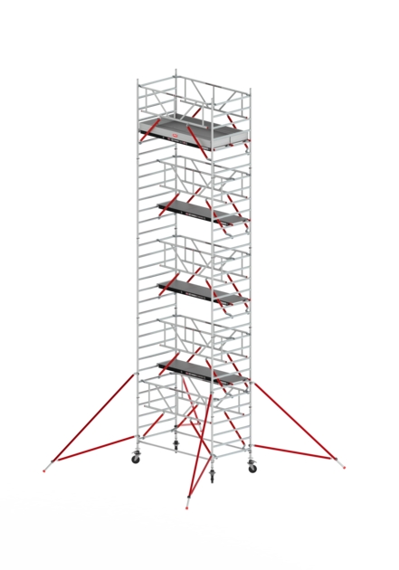 Altrex T520056 RS TOWER 52-S 10,2m de altura de trabajo Fiber-Deck 2.45 Safe-Quick