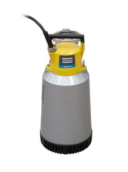 Atlas Copco 3081620487 WEDA D30N Bomba sumergible para aguas sucias 220-240V 50HZ 1~ ISO-G3" CEE7/7