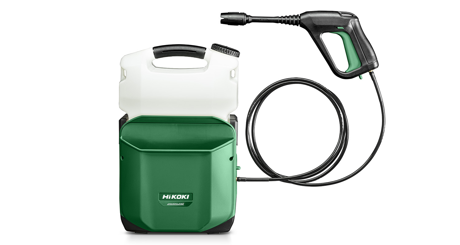 HiKOKI AW18DBLW4Z Limpiadora de alta presión sin cable 20 bar 18V sin baterías ni cargador