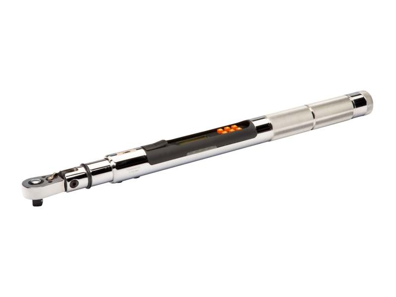 Bahco TAWM12340 Llave dinamométrica electrónica de par y ángulo con memoria/USB y cabeza de carraca fija