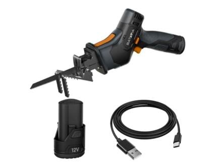 Batavia 7065259 Juego de sierra de sable 1x bater&iacute;a de 12 V 2,0 Ah y cable de carga USB-C