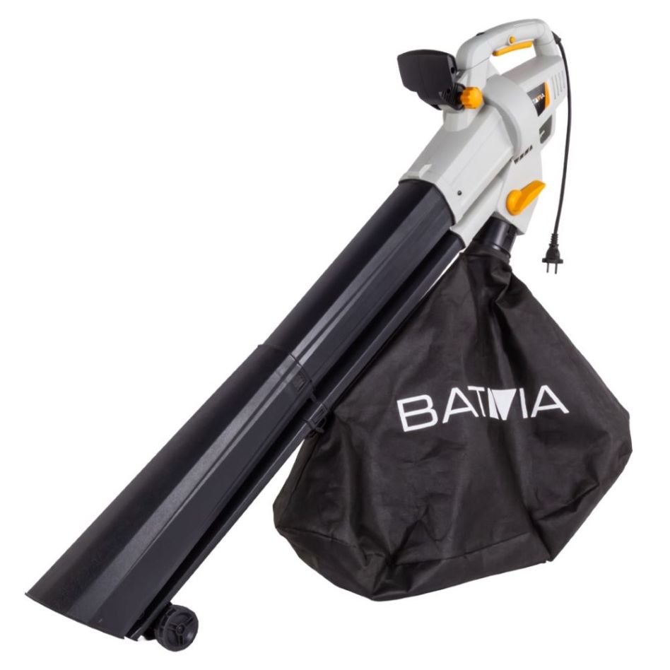 Batavia 7065334 Soplador, aspirador y triturador de hojas eléctrico 3 en 1 de 3300 W