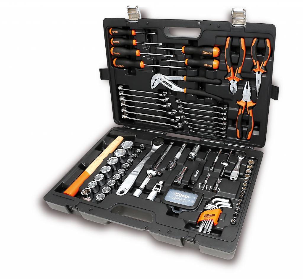 Beta 020476008 2047E/C108 Caja de herramientas 108 piezas 1/4" - 1/2"