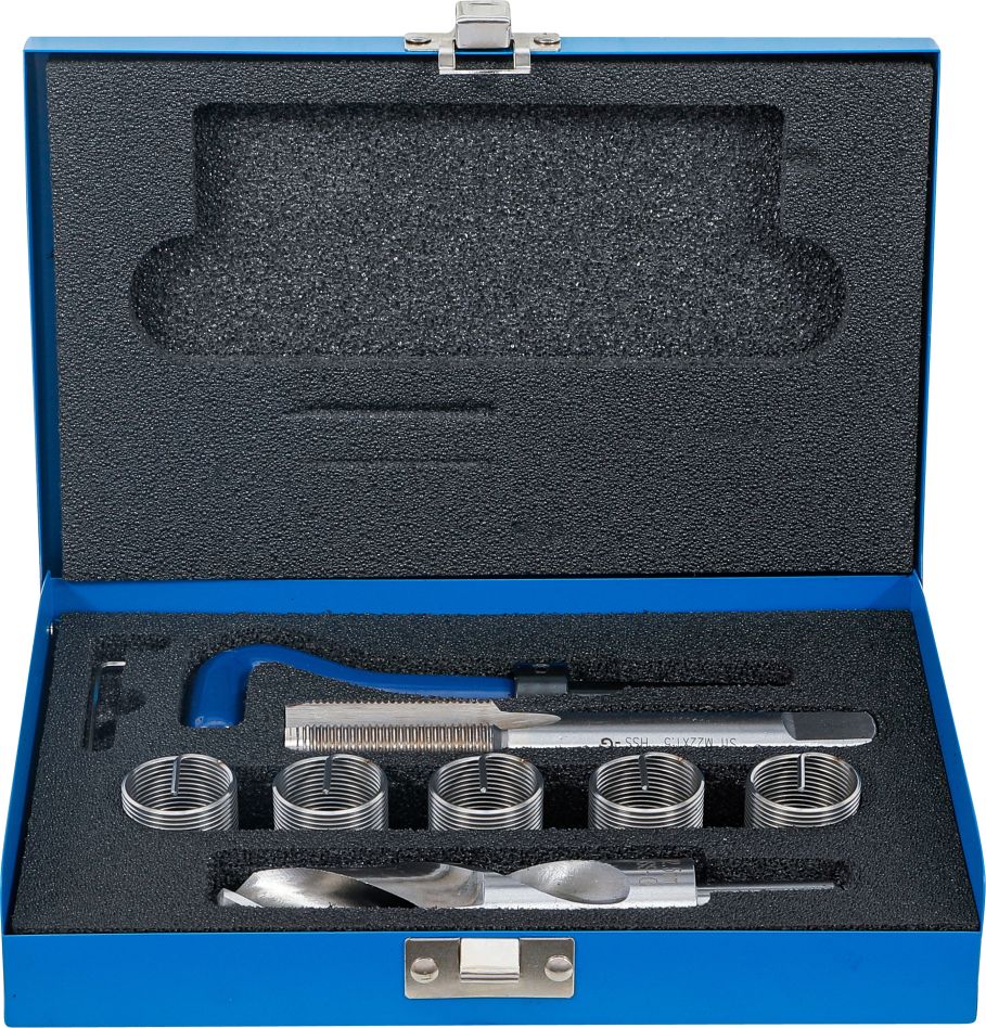 BGS 99439 Kit de reparación de roscas M22 x 1,5 9 piezas