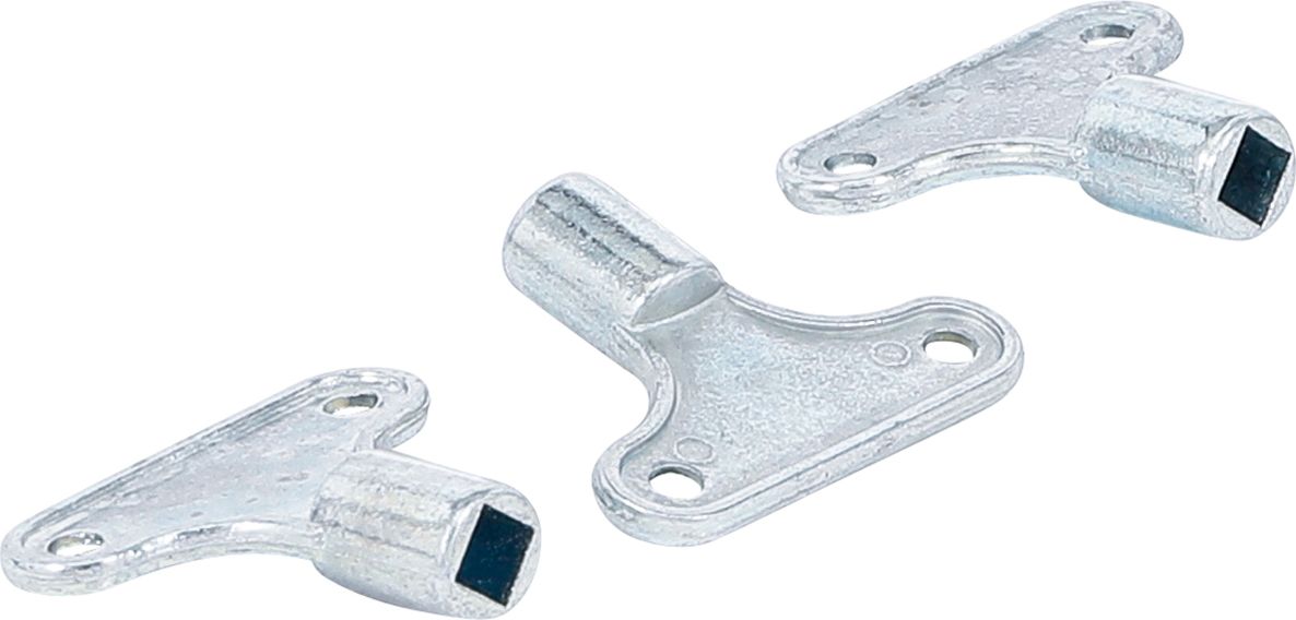 BGS Do It Yourself 50505 Juego de llaves de 3 piezas para respiradero de radiador