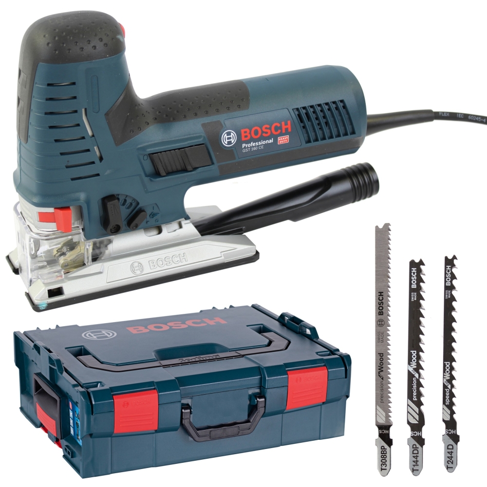 Bosch Professional 0601517000 GST160CE Sierra de calar en L-Boxx