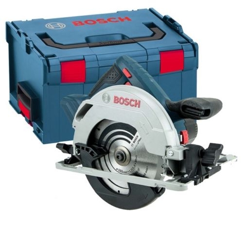 Bosch Professional 06016A2101 GKS18V-57G Sierra circular 18 Voltios solo en L-Boxx