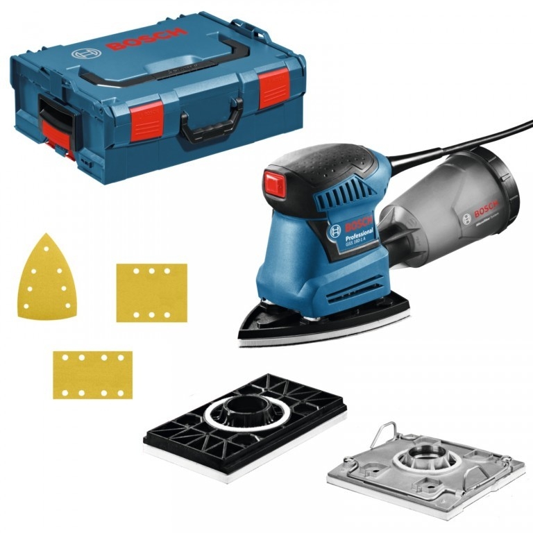 Bosch Professional 06012A2300 Lijadora múltiple GSS 160 3 en 1 en L-Boxx