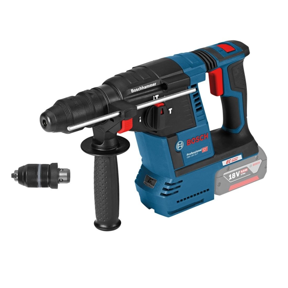 Bosch Professional 0611910000 GBH 18V-26 F Martillo combinado 18 voltios sin baterías ni cargador