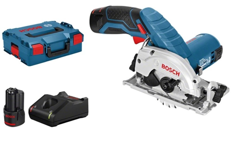 Bosch Professional 06016A1005 GKS 12V-26 Accu Sierra Circular 12V 3.0Ah Li-Ion en L-Boxx