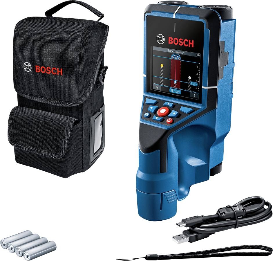 Bosch Professional 0601081600 Escáner mural profesional D-Tect 200 C 12V Excl. batería y cargador