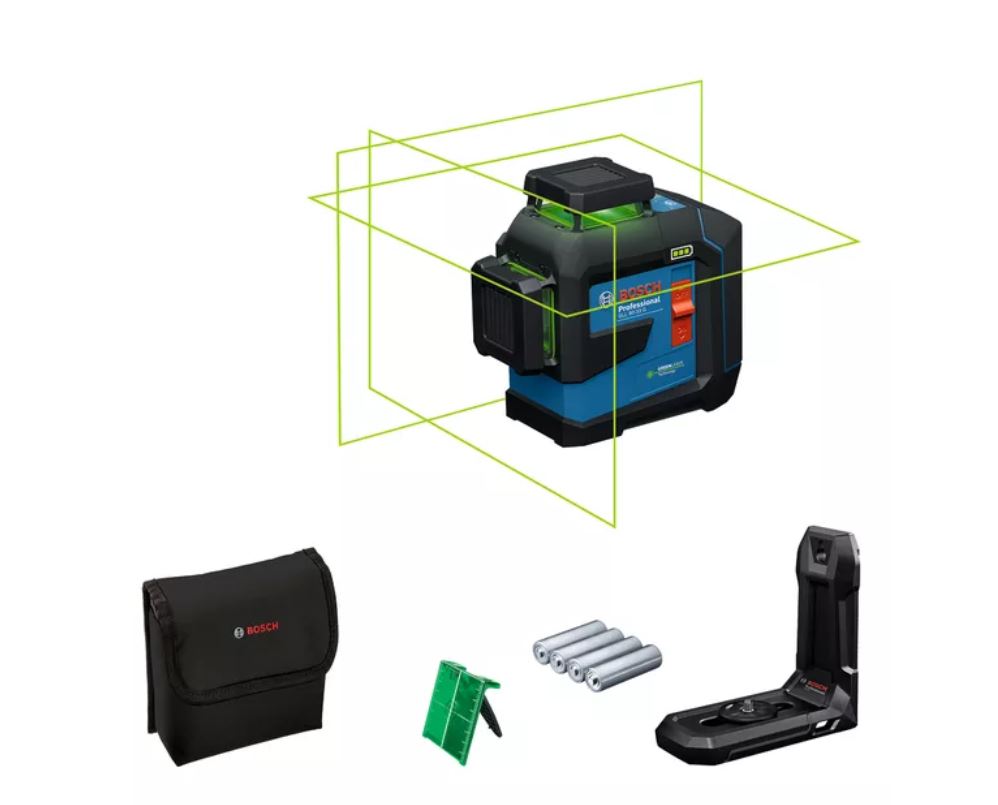 Bosch Professional 0601065500 GLL 80-33 G Láser profesional de líneas cruzadas
