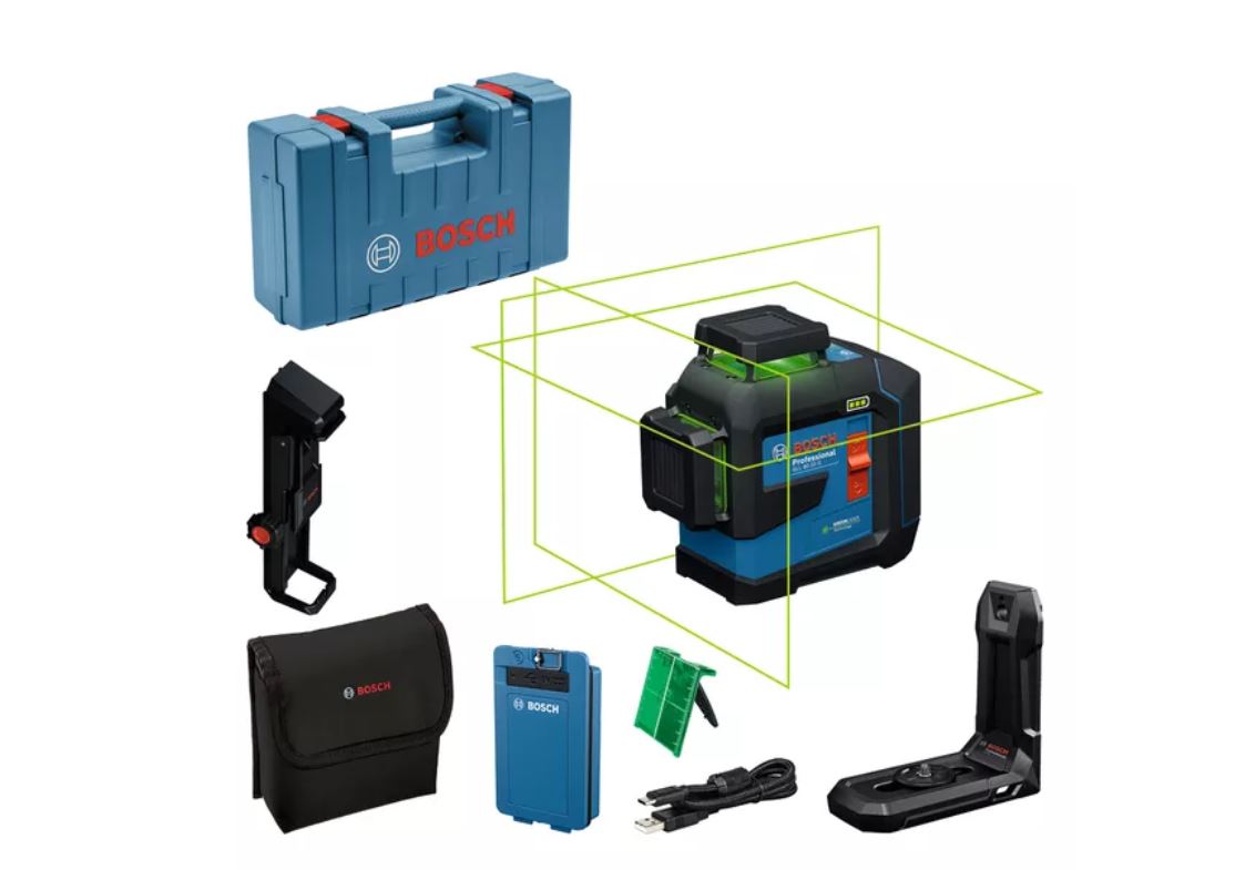 Bosch Professional 0601065501 GLL 80-33 G Láser profesional de líneas cruzadas en maletín
