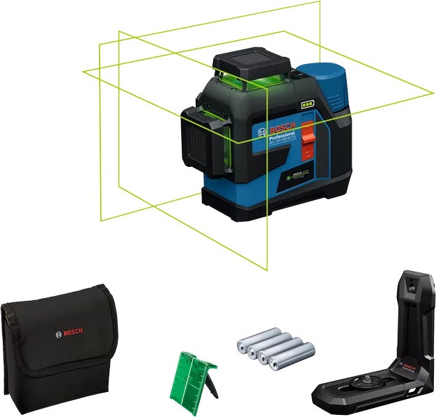 Bosch Professional 0601065400 GLL 12V-100-33 CG Láser profesional de líneas cruzadas