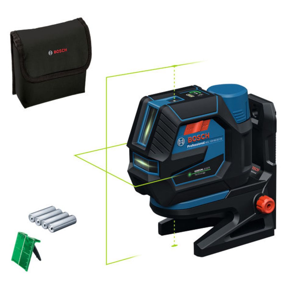 Bosch Professional 0601066S00 GCL 12V-50-22 Juego CG Láser de línea y de punto sin pilas ni cargador en caja