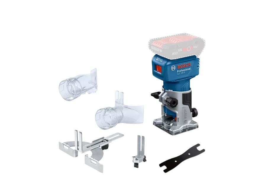 Bosch Professional 06016C6000 GLF 18V-8 Fresadora de bordes profesional sin cable 18V excl. baterías y cargador