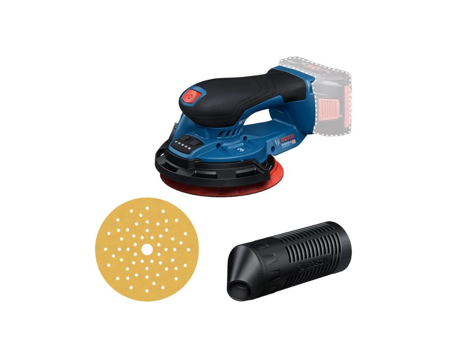 Bosch Professional 0601372904 GEX 18V-150-3 Lijadora excéntrica profesional sin cable 18V excl. baterías y cargador