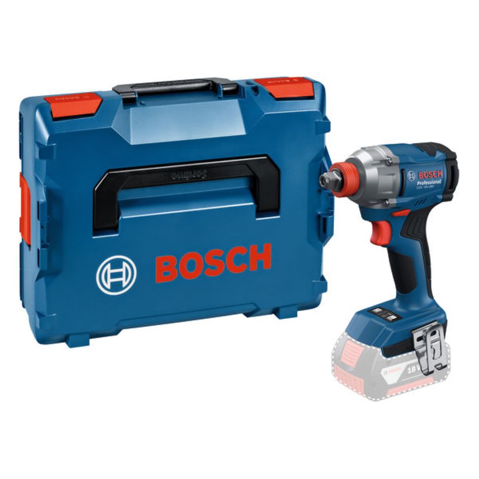 Bosch Professional 06019N2100 Atornillador de impacto sin cable GDX 18V-285 sin baterías ni cargador en L-BOXX