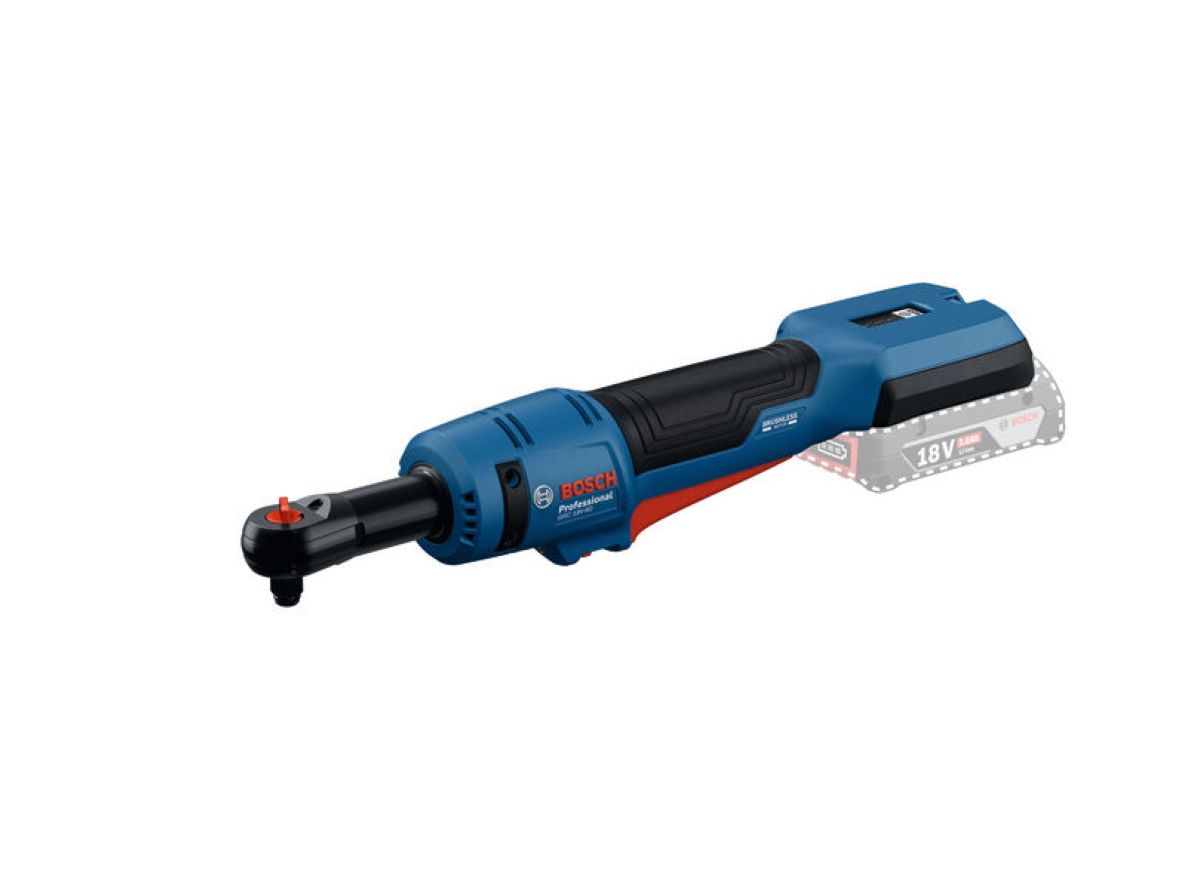 Bosch Professional 06019N8000 GRC Llave de carraca inalámbrica 18V-60 sin baterías ni cargador