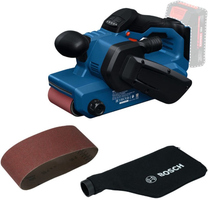 Bosch Professional 06012C2000 Lijadora de banda sin cable GBS18V-75 sin batería ni cargador en caja