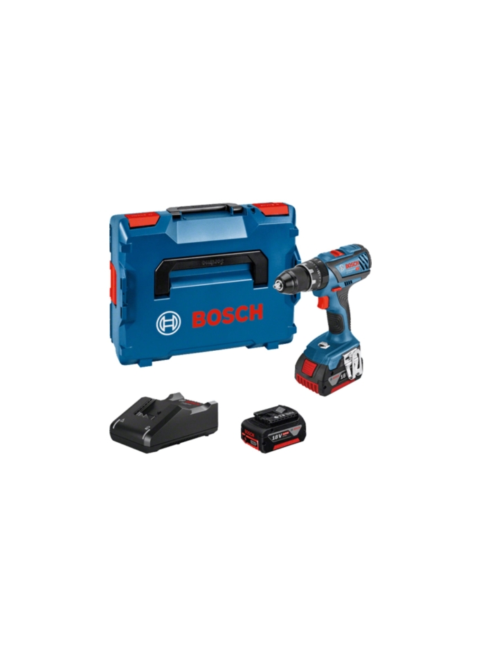 Bosch Professional 06019H400C GSB 18V-28 Taladro percutor sin cable 18V 4.0Ah Li-Ion en L-Boxx