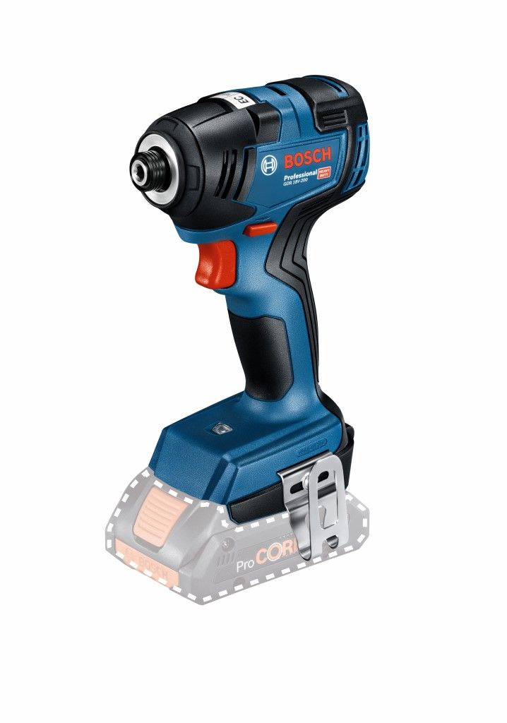 Bosch Professional 06019J2105 Atornillador de impacto sin cable GDR 18V-200 18 voltios sin batería ni cargador