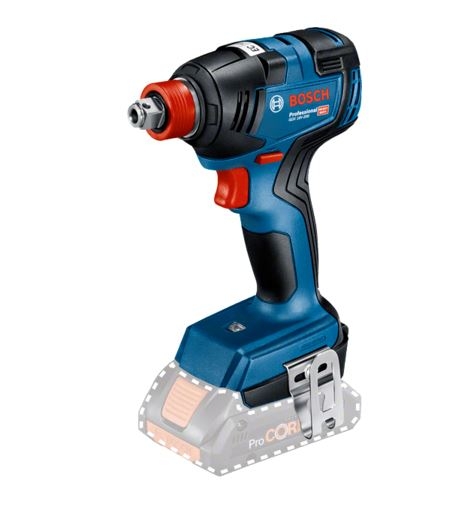Bosch Professional 06019J2204 GDX 18V-200 Llave de impacto a batería 18V sin baterías ni cargador