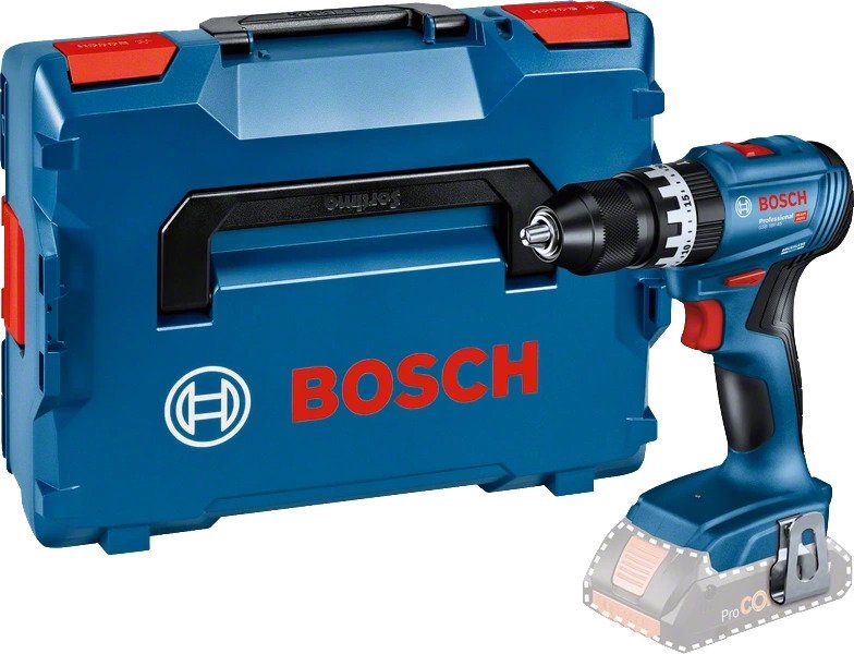 Bosch Professional 06019K3301 GSB 18V-45 Taladro de impacto sin cable 18V sin baterías ni cargador en L-Boxx
