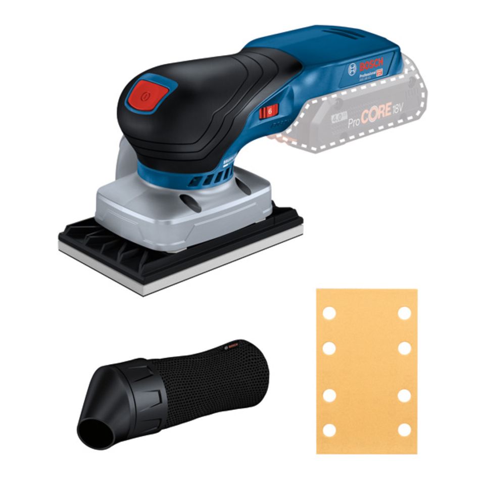 Bosch Professional 06019L0100 Lijadora orbital GSS 18V-13 18V excl. baterías''y cargador