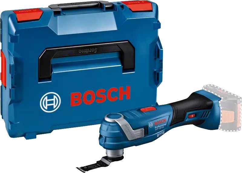 Bosch Professional 06018G2000 GOP 18 V-34 Multiherramienta 18V Li-Ion excl. baterías y cargador en L-Boxx