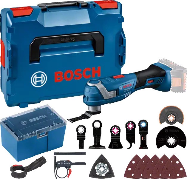 Bosch Professional 06018G2002 GOP 18 V-34 Multiherramienta 18V Li-Ion excl. baterías y cargador en L-Boxx + accesorios