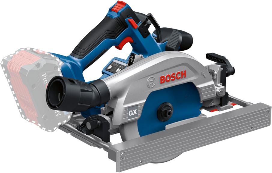 Bosch Professional 06016C1000 GKS18V-57-2 GX Sierra circular 18 voltios sin baterías ni cargador