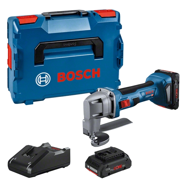 Bosch Professional 0601926301 GSC 18V-16 E Batería cizalla de chapa 18V ProCore 4.0Ah Li-Ion