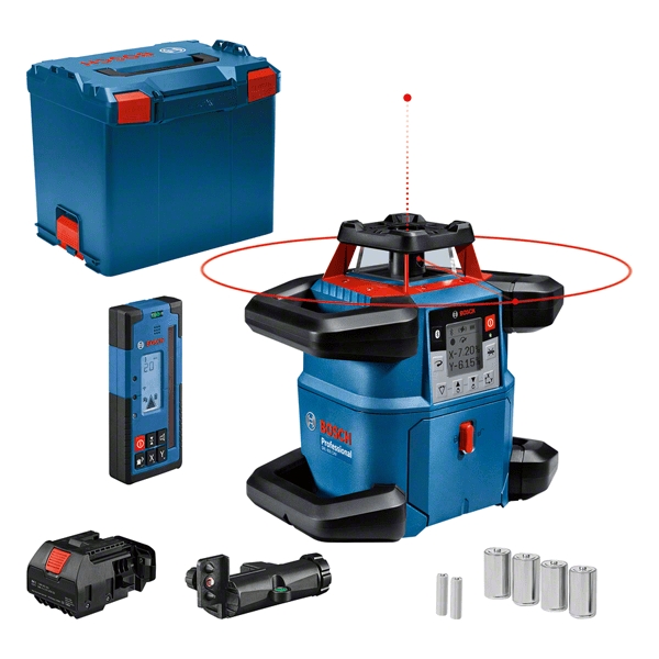 Bosch Professional 0601061F01 GRL 600 CHV Láser de rotación profesional