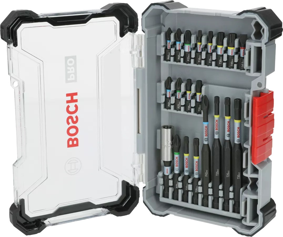 Bosch Professional Accesorios 2608521U74 Juego de puntas de impacto PRO, 20 piezas