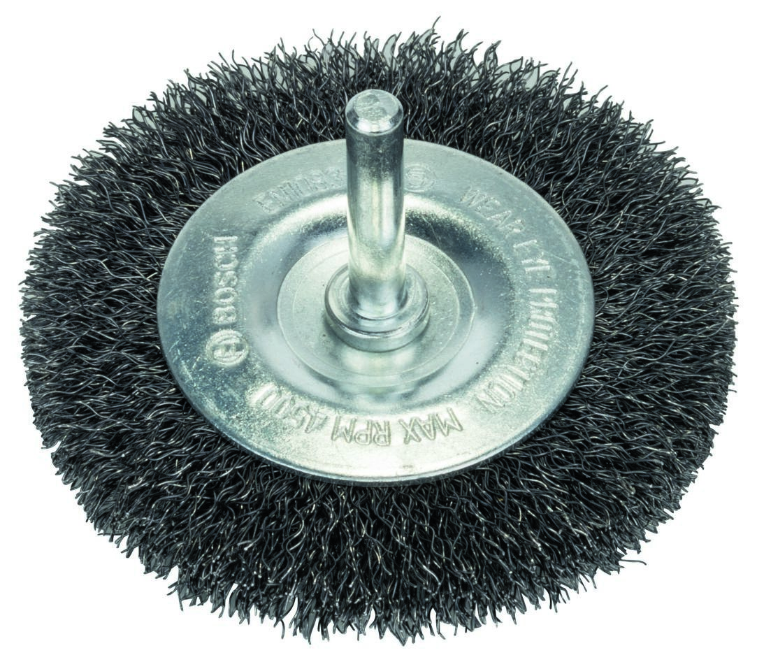 Bosch Professional Accesorios 1608622015 Cepillo de disco 75 mm ondulado eje de 6 mm