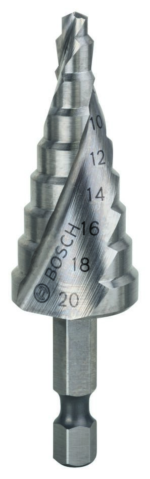 Bosch Professional Accesorios 2608597524 Broca escalonada HSS 4-20 mm hexagonal