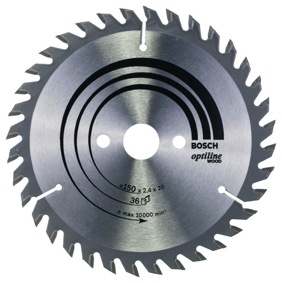 Bosch Professional Accesorios 2608640593 Hoja de sierra circular 150 x 20 x 36T Optiline Wood