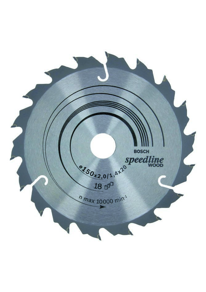 Bosch Professional Accesorios 2608640781 Hoja de sierra circular 150 x 20 x 18T Speedline Wood