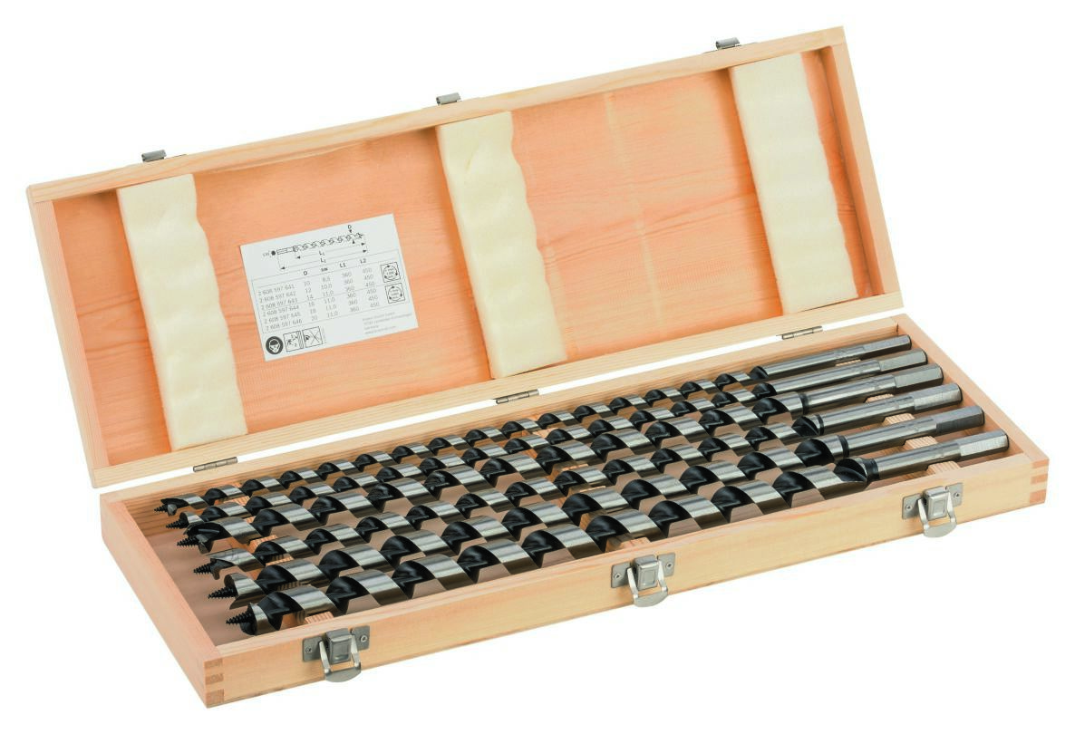 Bosch Professional Accesorios 2607019323 Juego de brocas para manguera 6 piezas 10/12/14/16/18/20 x 450 mm hexagonal