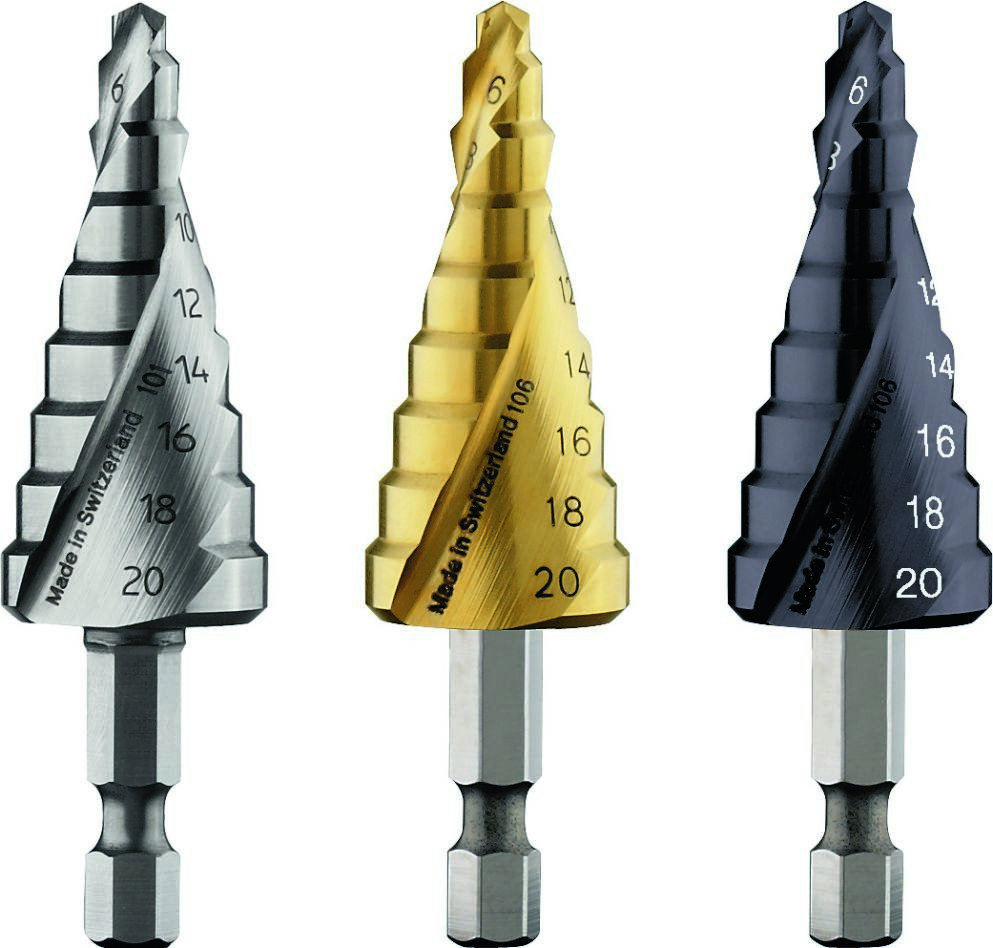 Bosch Professional Accesorios 2608587433 Broca escalonada HSS-TiN 4-20 mm hexagonal