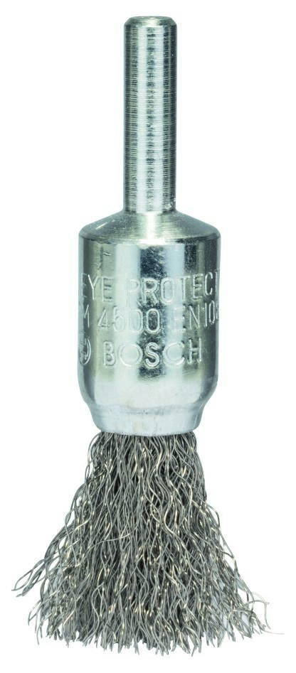 Bosch Professional Accesorios 2608622126 Cepillo 15 mm corrugado 6 mm mango Inoxidable