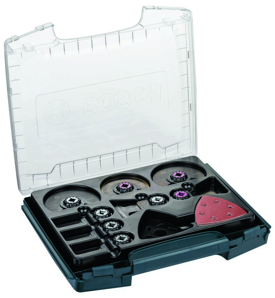 Bosch Professional Accesorios 2608662013 OMT i-Boxx SL con accesorios para máquinas GOP 34 piezas